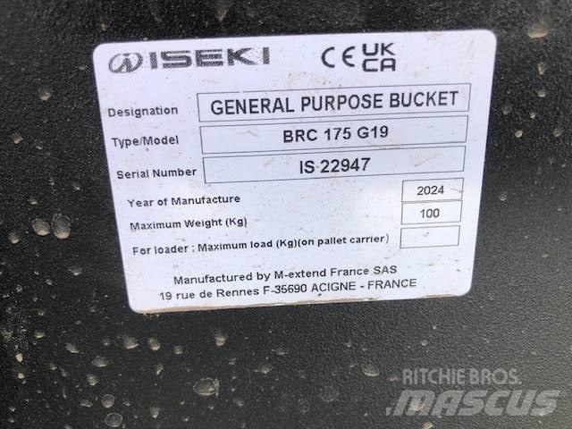 Iseki MX 1.75 BUCKET Muu kommunaaltehnika