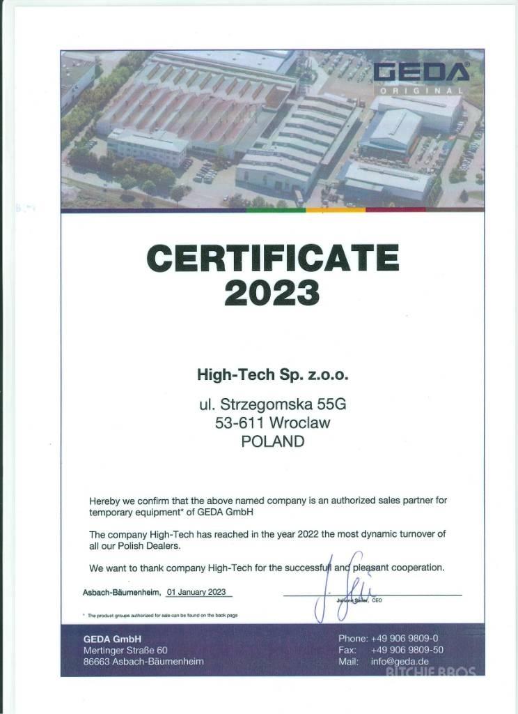Geda 500 ZP /1000 Z Vertikaalsed mast tõstukid