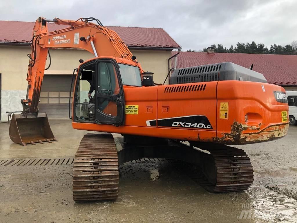 Doosan DX 340 LC Roomikekskavaatorid