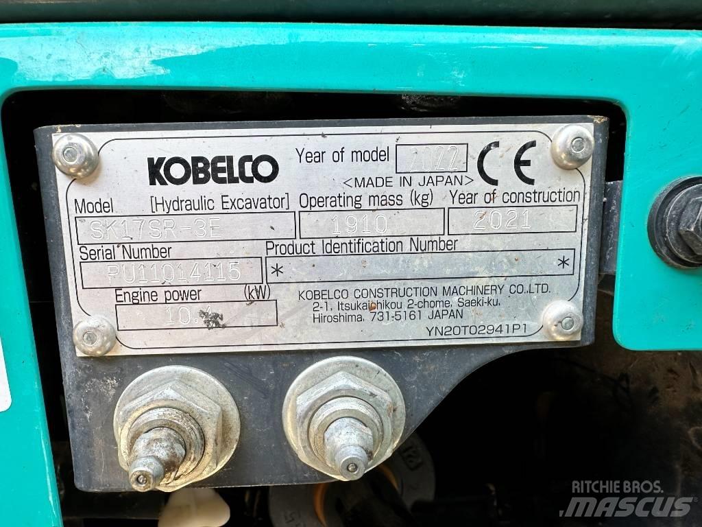 Kobelco SK17SR-3E Miniekskavaatorid < 7 t