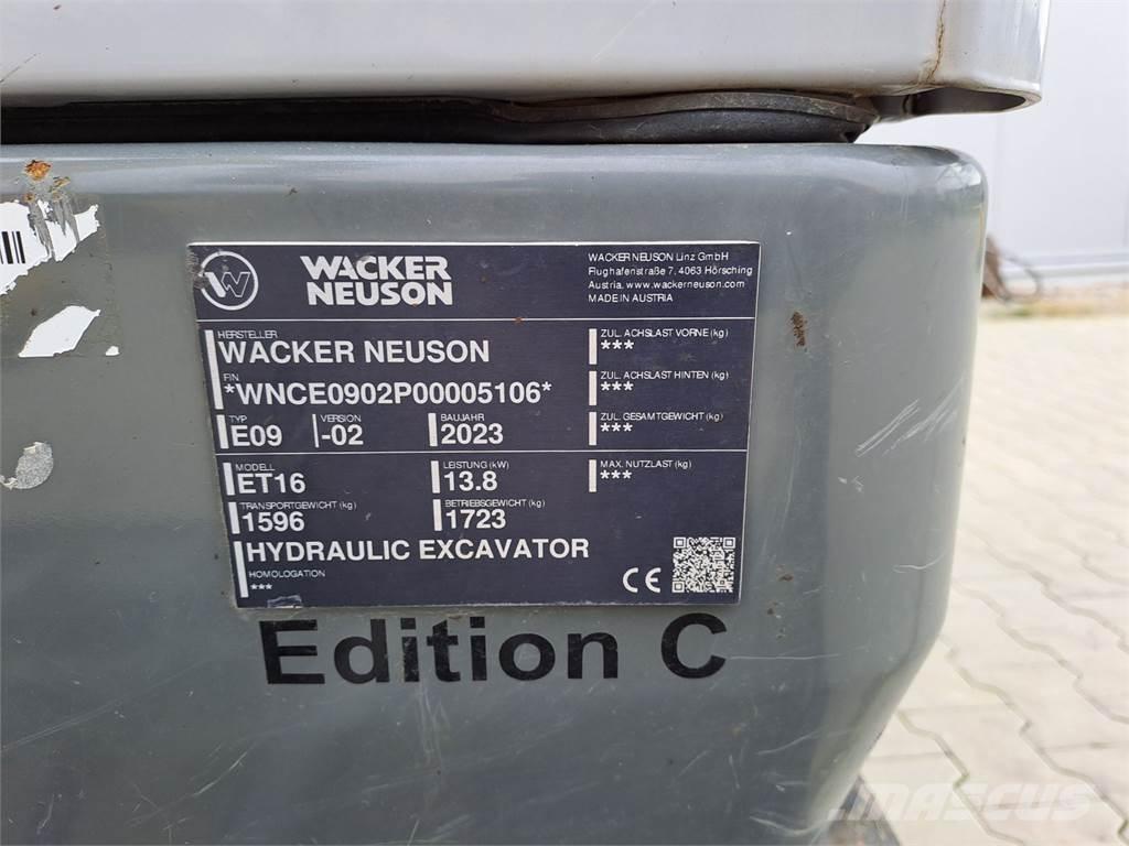 Wacker Neuson ET16 Roomikekskavaatorid