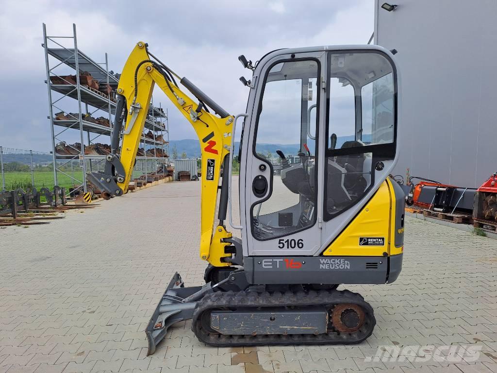 Wacker Neuson ET16 Roomikekskavaatorid