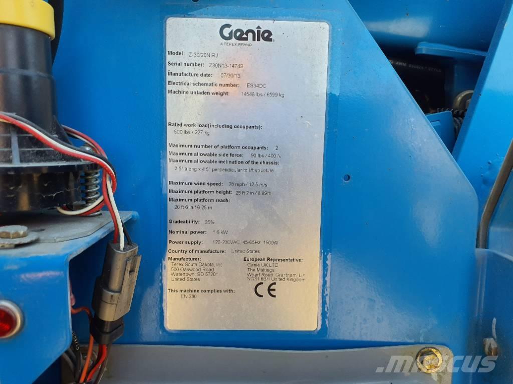 Genie Z30/20N Iseliikuvad poomtõstukid