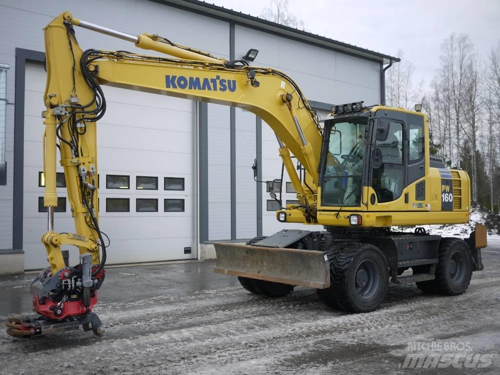 Komatsu PW 160-8 Ratasekskavaatorid