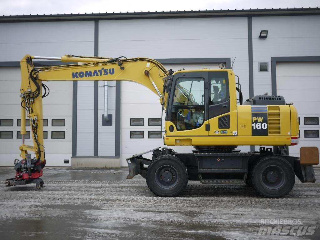 Komatsu PW 160-8 Ratasekskavaatorid