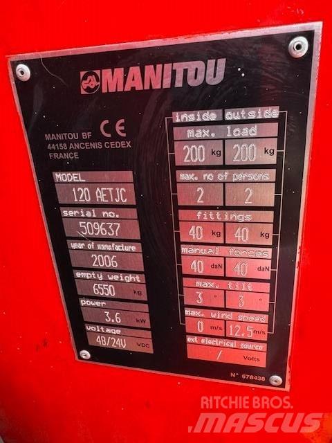 Manitou 120 AET JC Iseliikuvad poomtõstukid