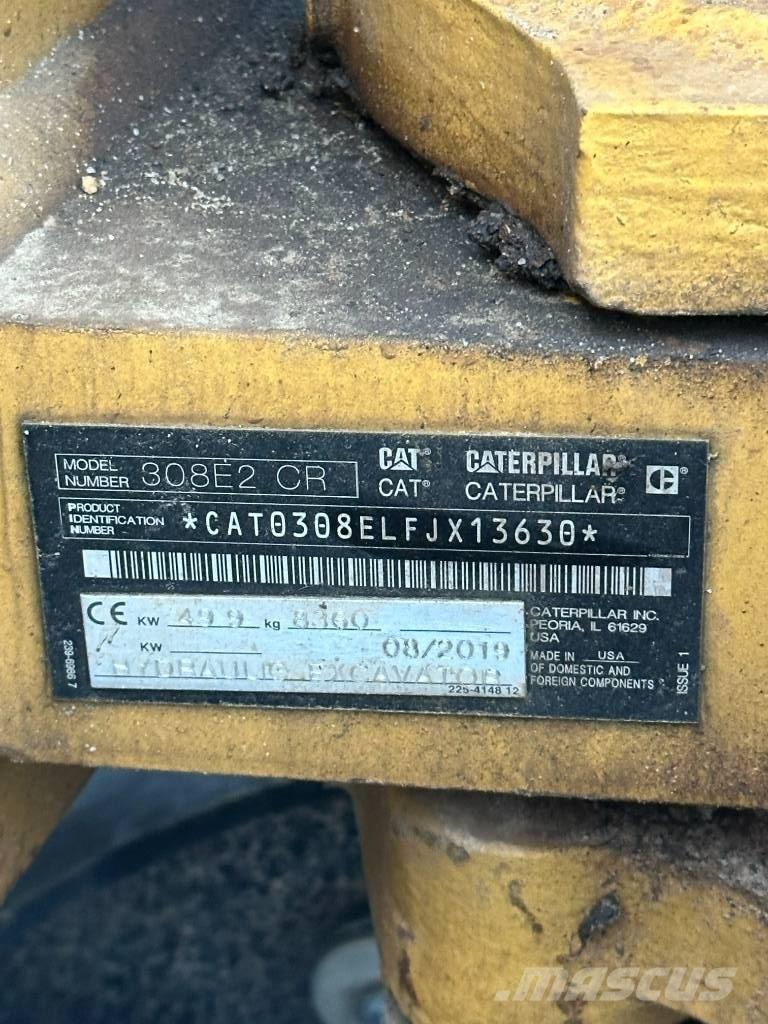 CAT 308 E 2 CR Väikeekskavaatorid 7t-12t
