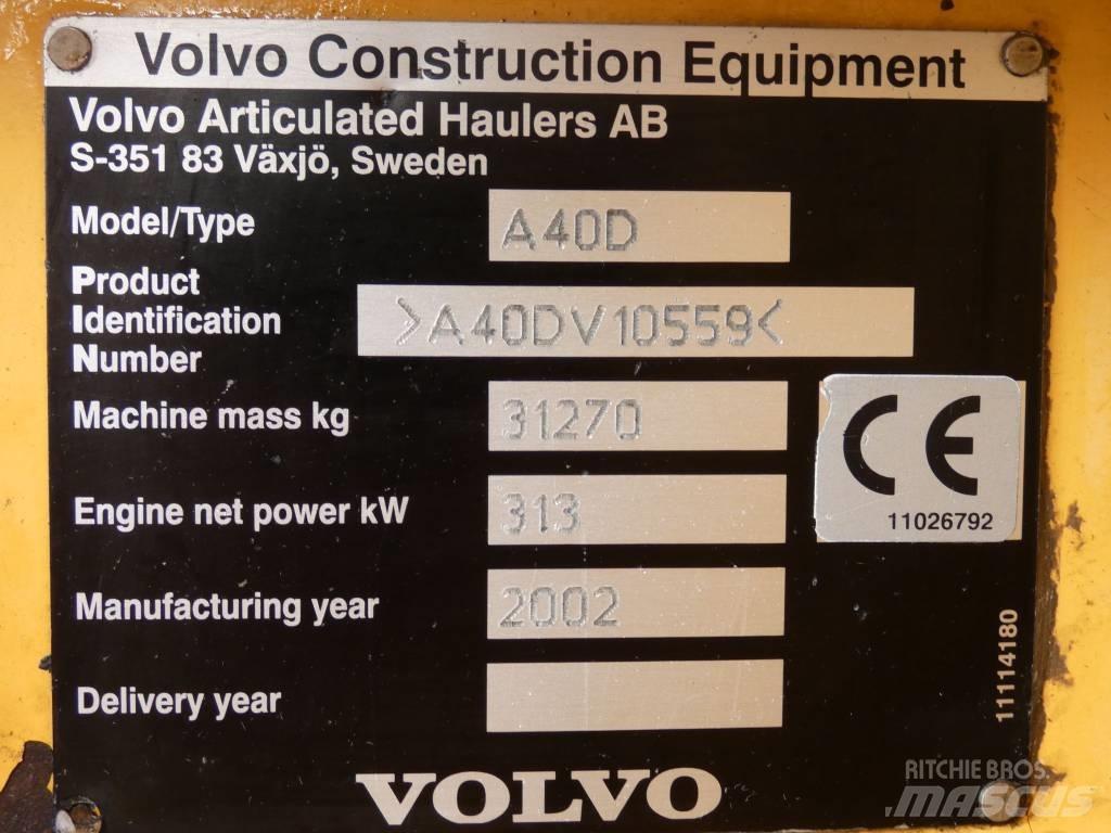 Volvo A 40 D Liigendraamiga pinnaseveokid