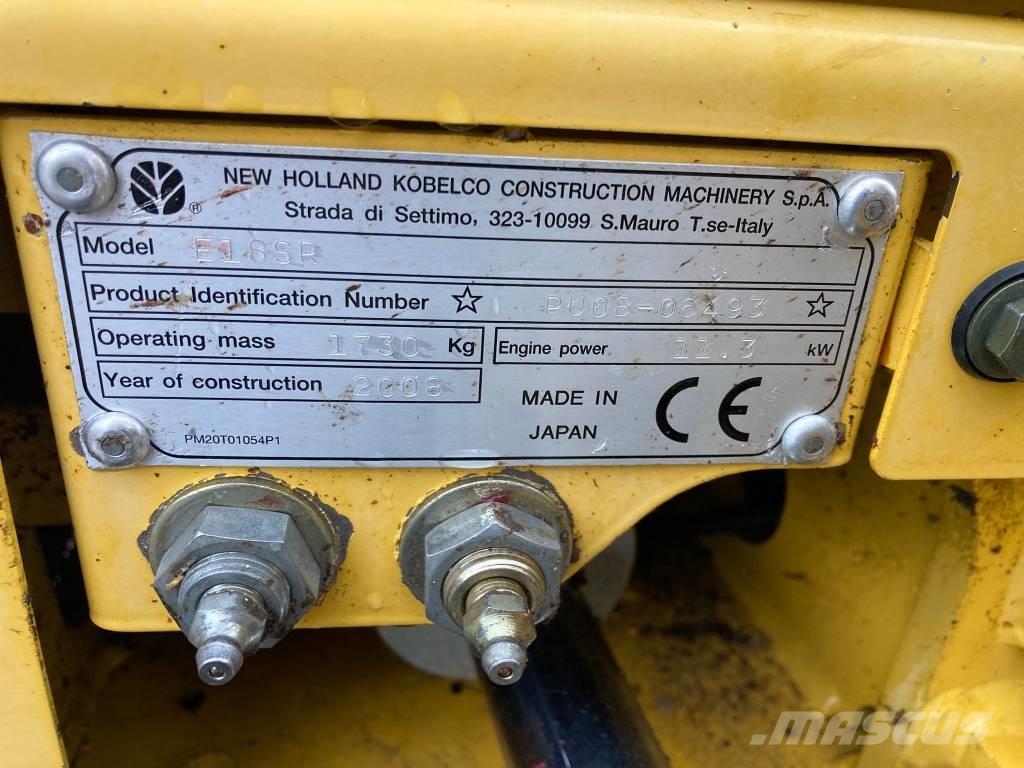 New Holland E 18 SR Miniekskavaatorid < 7 t