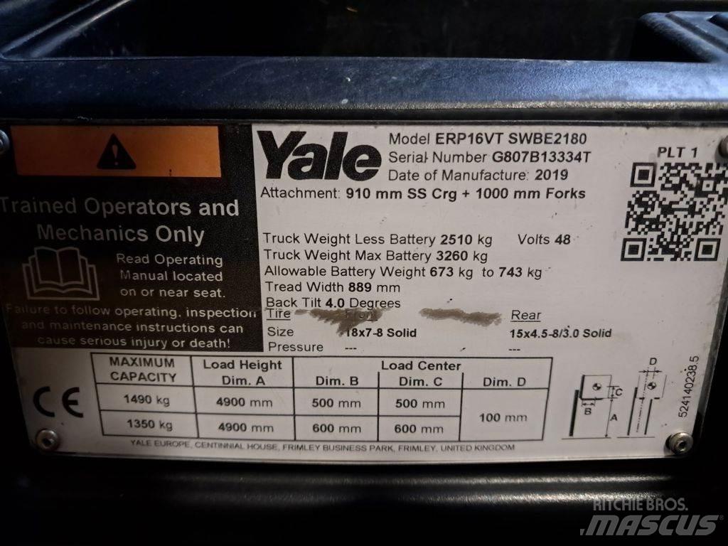 Yale ERP16VT Elektritõstukid
