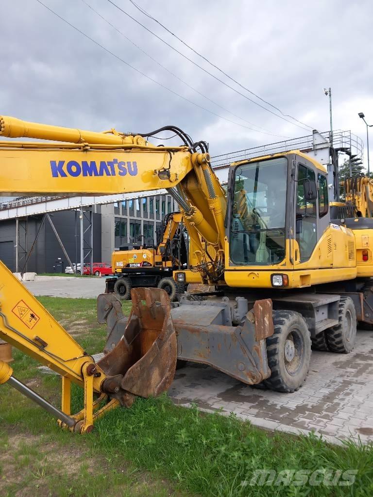 Komatsu PW 180-7EO Ratasekskavaatorid