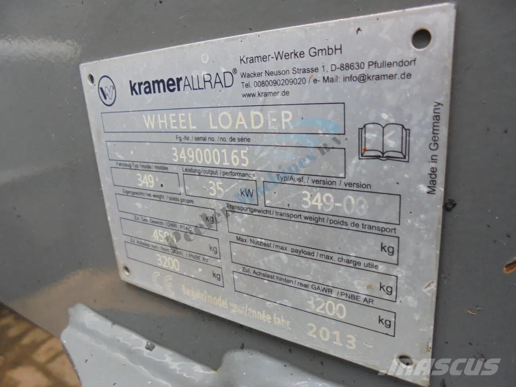 Kramer 550/349 Rataslaadurid