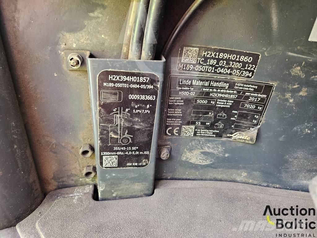 Linde H50D-02 Diiseltõstukid