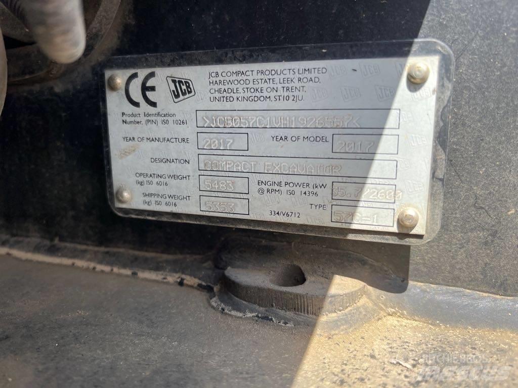 JCB 57C-1 Roomikekskavaatorid