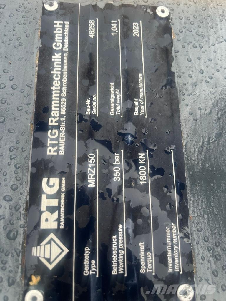 Bauer Vibro MR 145 V Rammimisseadmete tarvikud ja varuosad