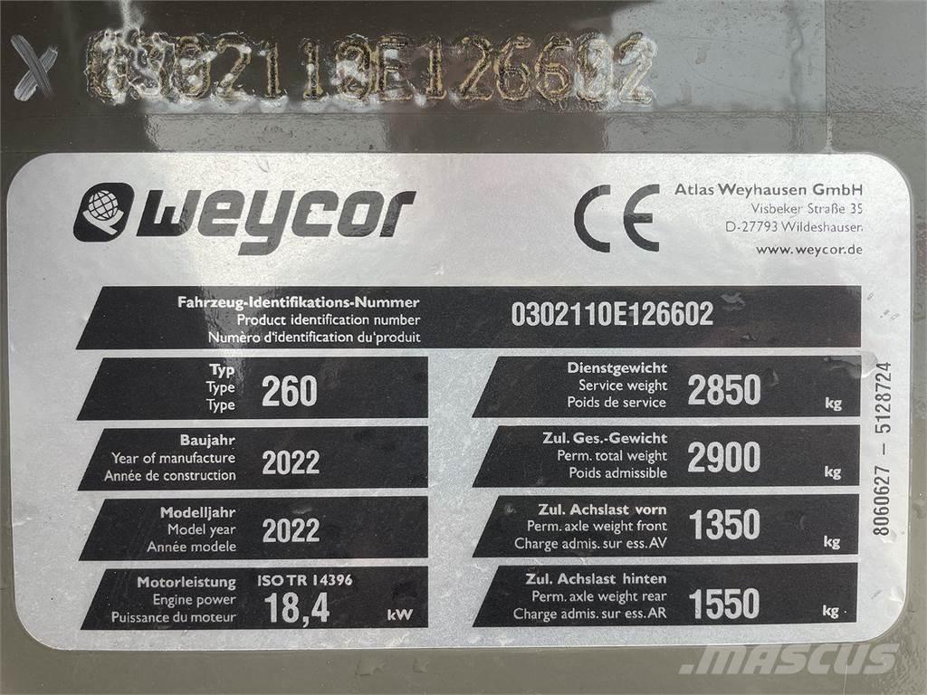 Weycor AW260 Pinnaserullid