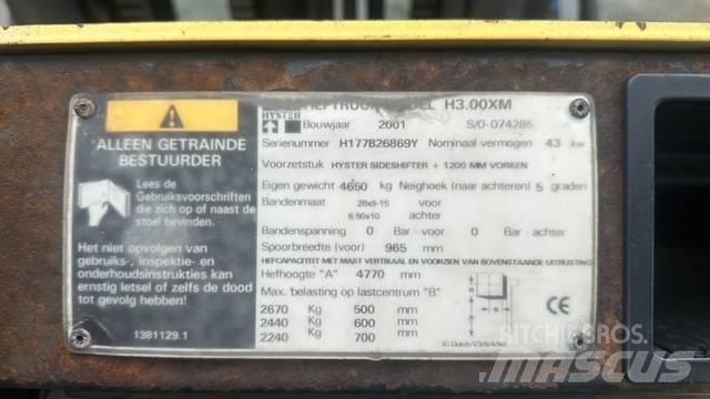 Hyster 3.00 XM Diiseltõstukid