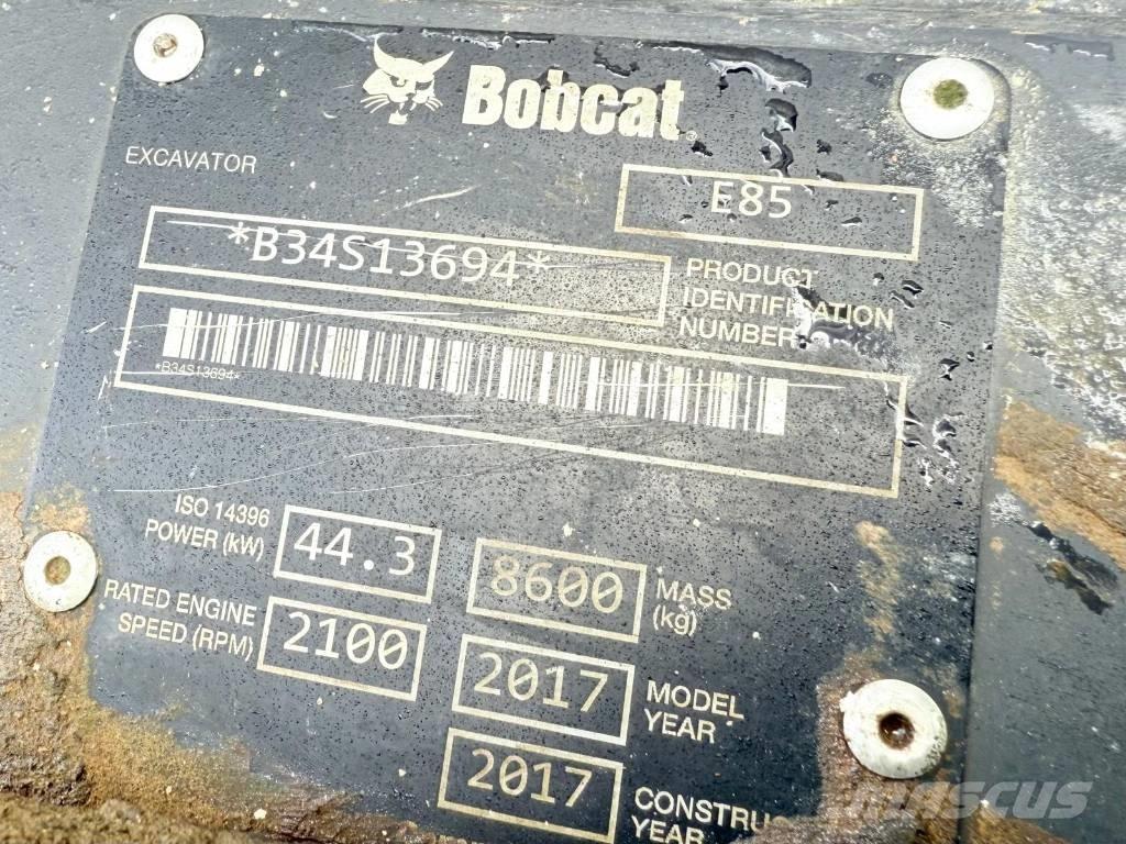 Bobcat E 85 Väikeekskavaatorid 7t-12t