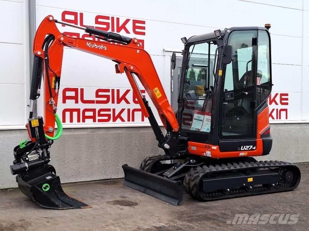 Kubota U 27-4 Miniekskavaatorid < 7 t