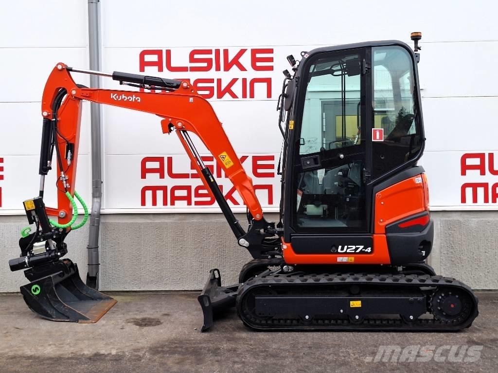 Kubota U 27-4 Miniekskavaatorid < 7 t