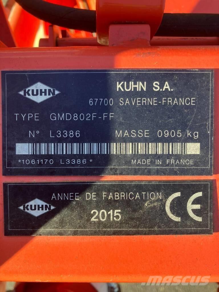 Kuhn GMD 802 F-FF Niidukid