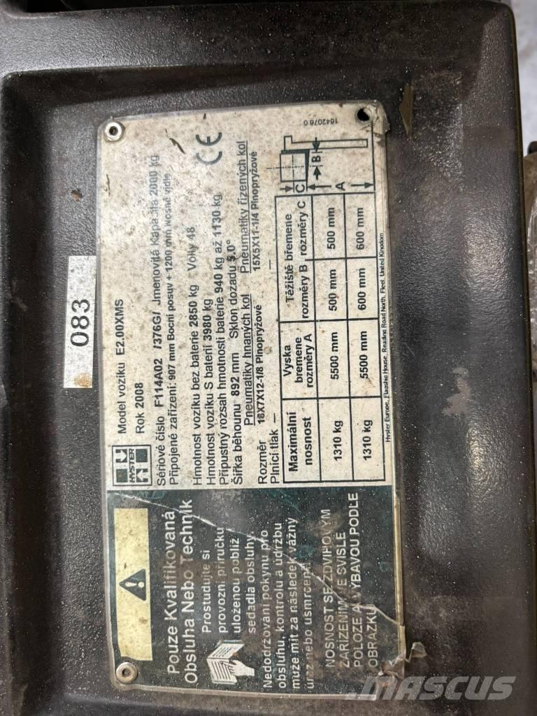 Hyster E2.00XMS Elektritõstukid