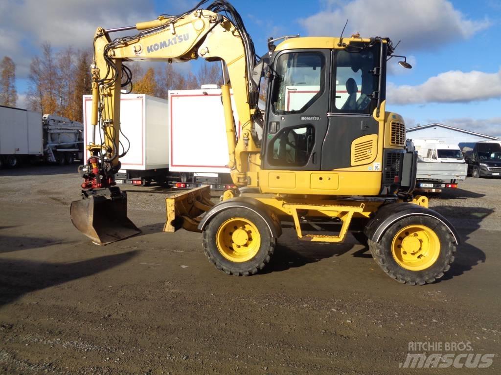 Komatsu PW 98 MR-6 Ratasekskavaatorid
