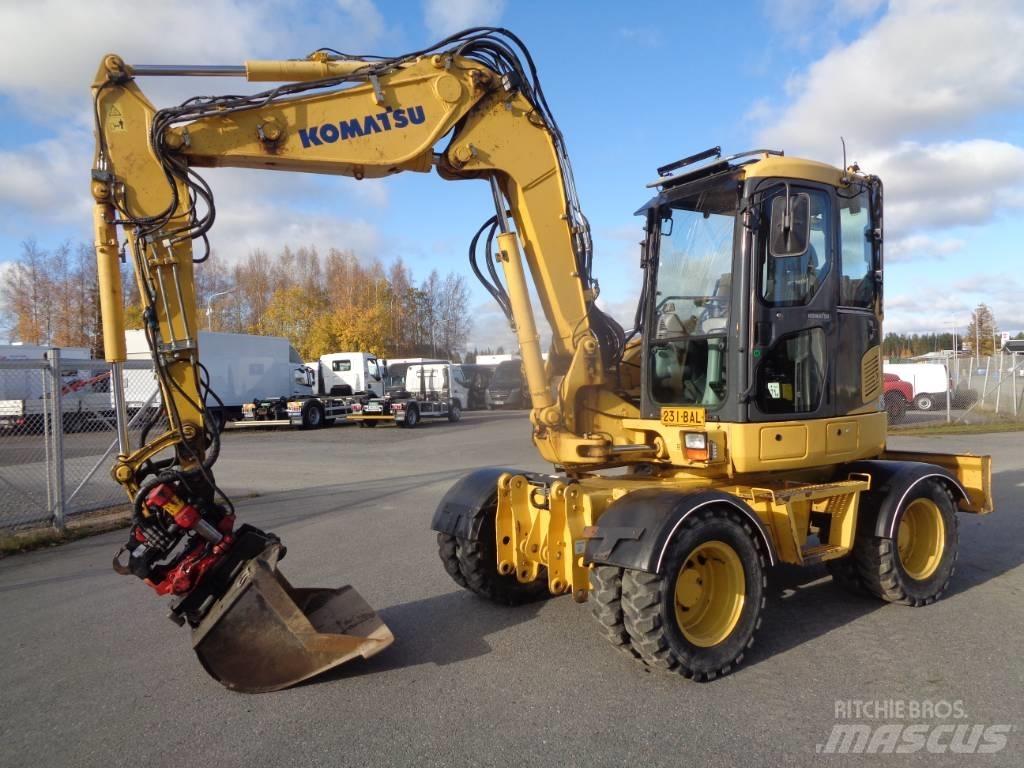 Komatsu PW 98 MR-6 Ratasekskavaatorid