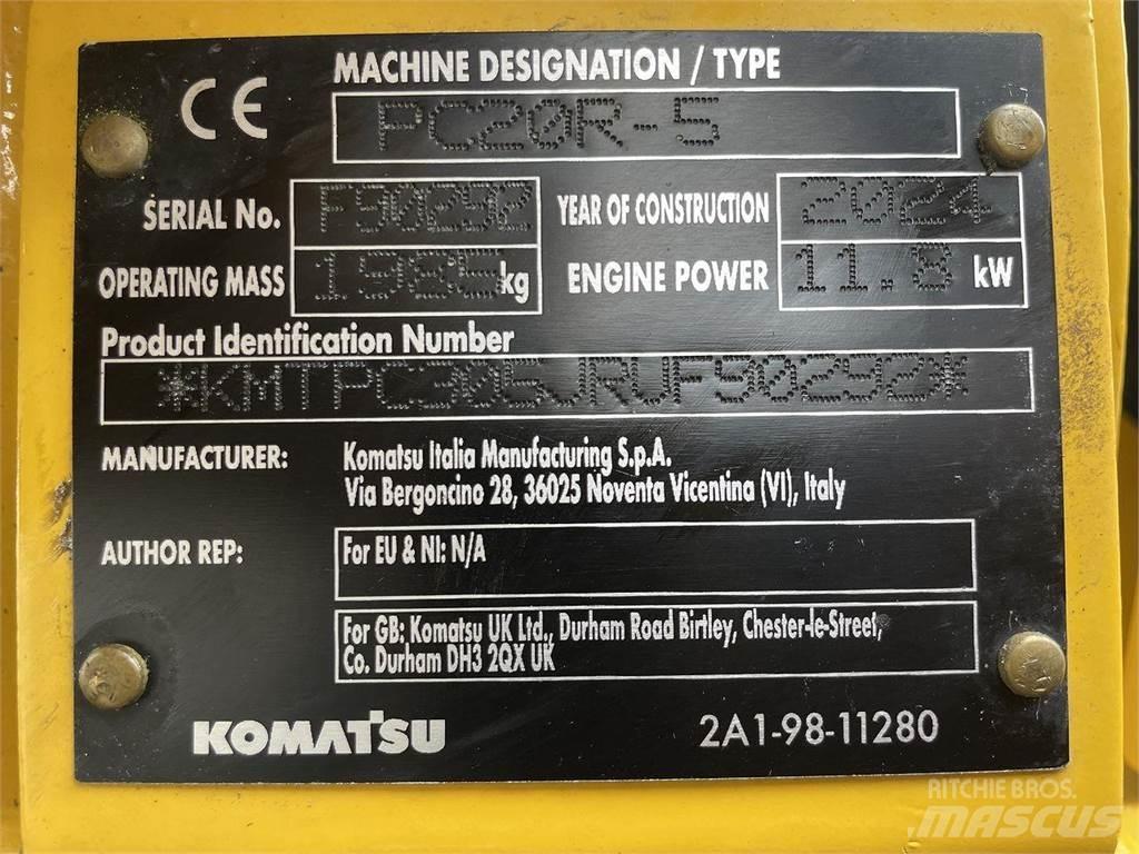 Komatsu PC20R-5 Ratasekskavaatorid