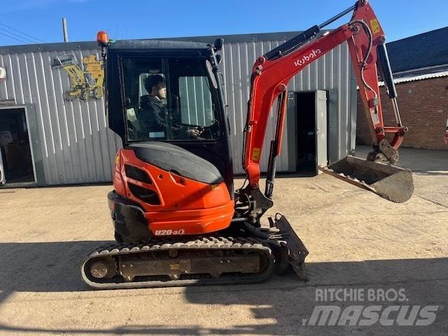 Kubota U 20-3 Miniekskavaatorid < 7 t
