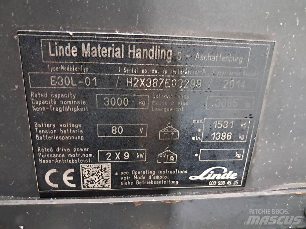 Linde E30L-01 Elektritõstukid