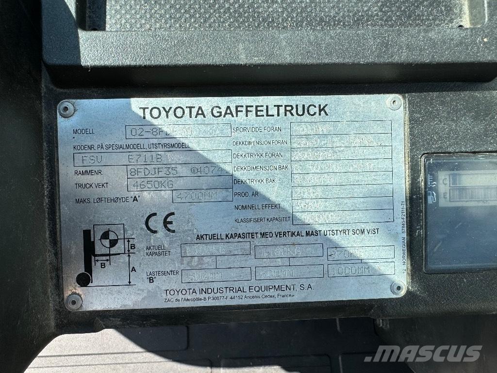 Toyota 02-8FDF30 Diiseltõstukid