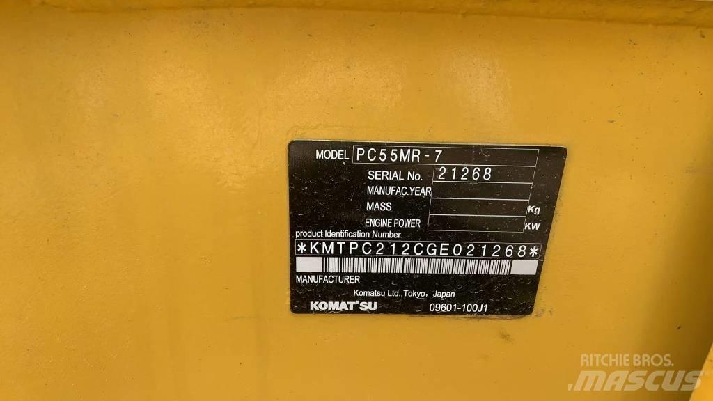 Komatsu PC 55-2 Roomikekskavaatorid
