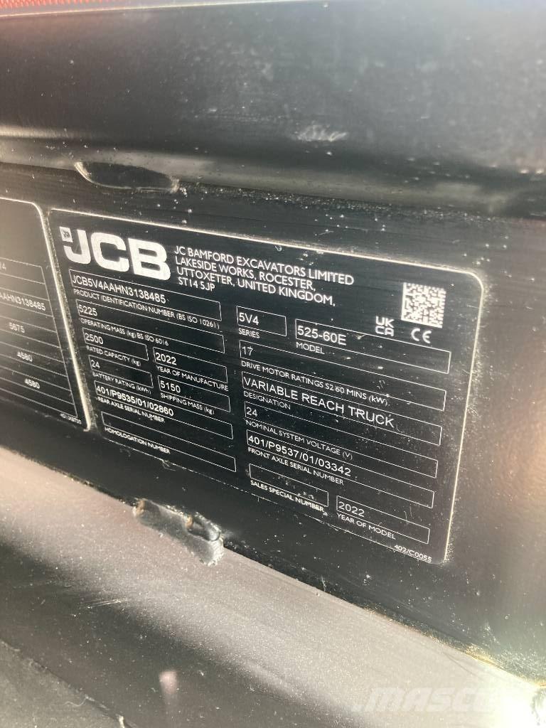 JCB 525-60 E Teleskooplaadurid