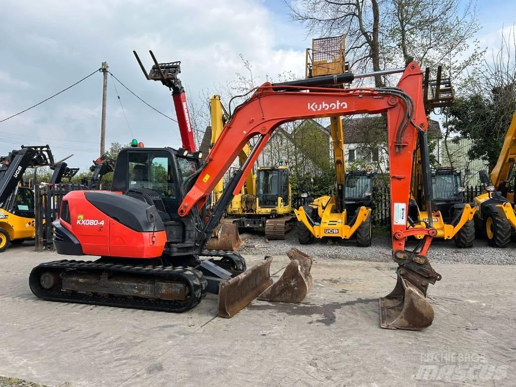 Kubota KX 80-4 Väikeekskavaatorid 7t-12t