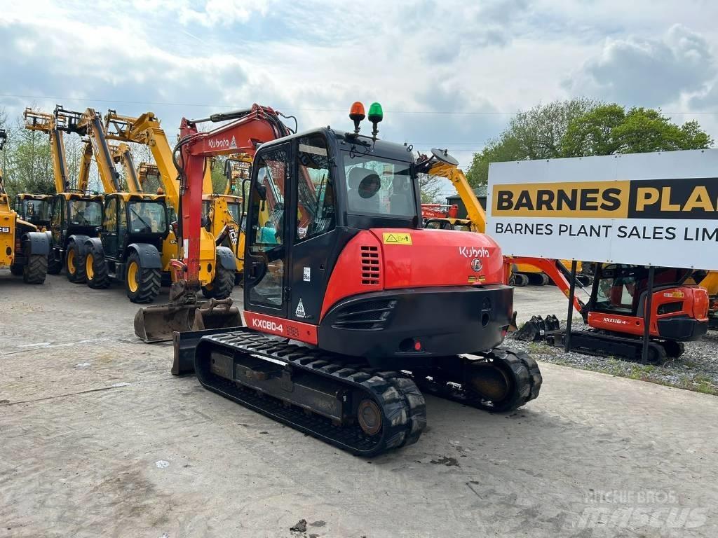 Kubota KX 80-4 Väikeekskavaatorid 7t-12t