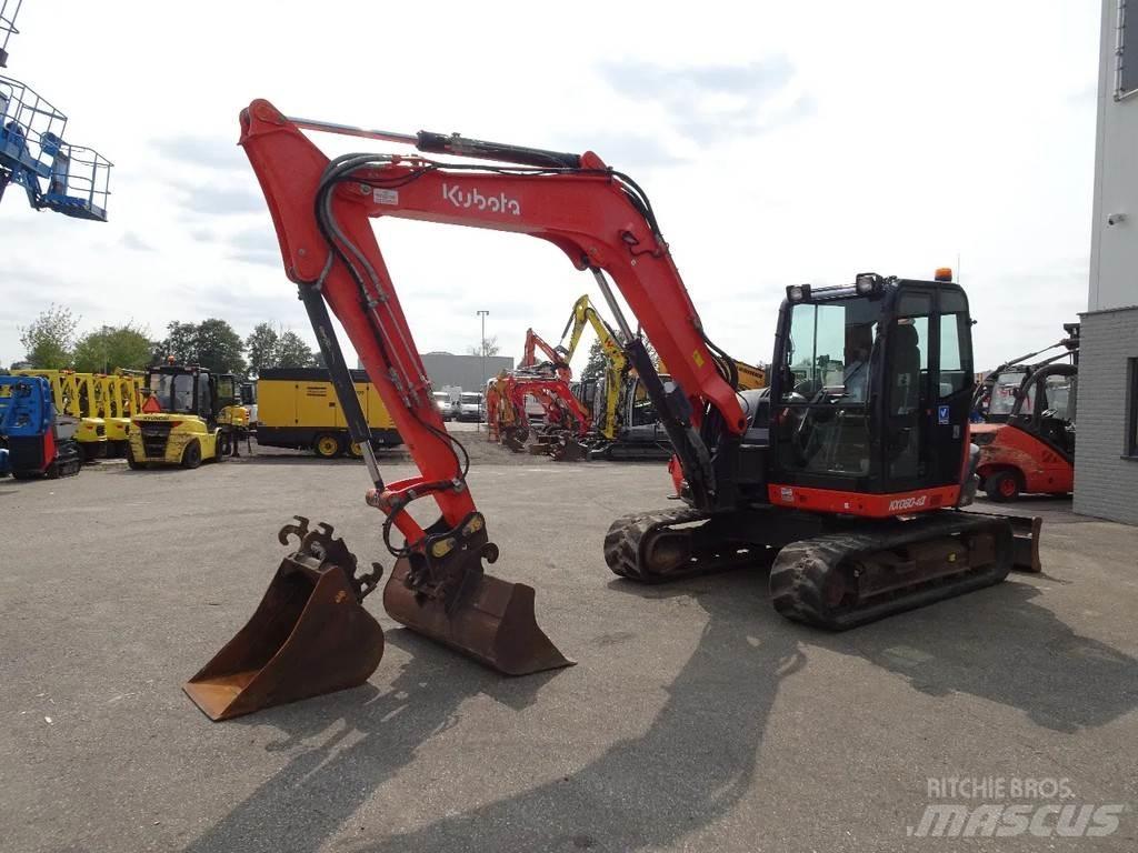 Kubota KX080-4CX Roomikekskavaatorid