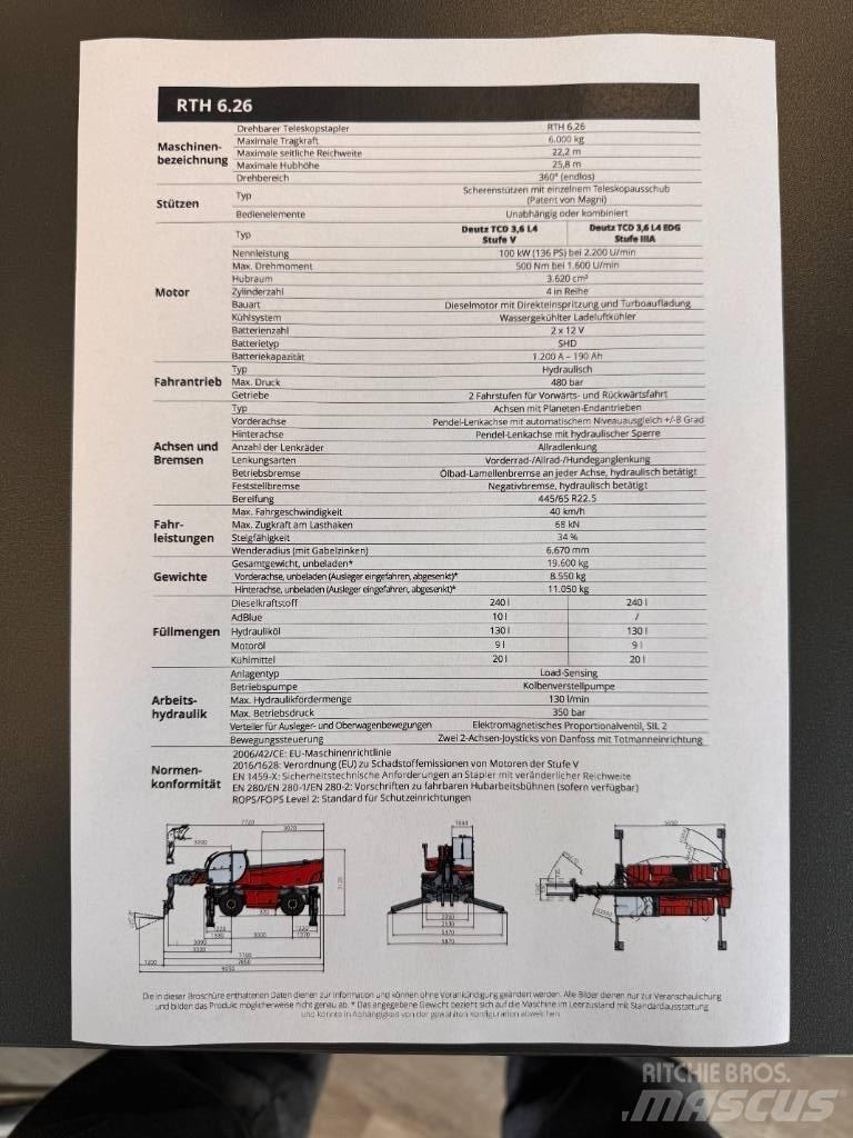 Magni RTH 6.26 S Teleskooplaadurid