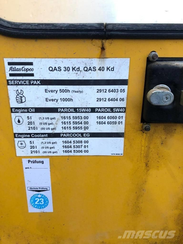 Atlas Copco QAS 30 Diiselgeneraatorid