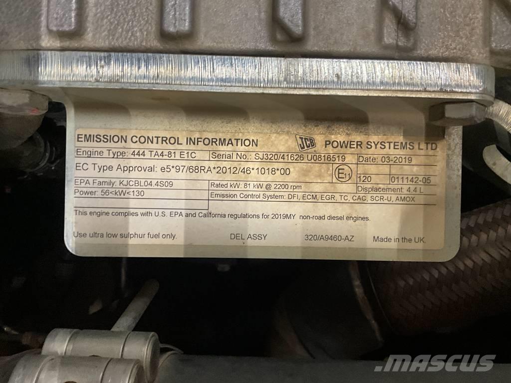 JCB JS 145 LC Roomikekskavaatorid