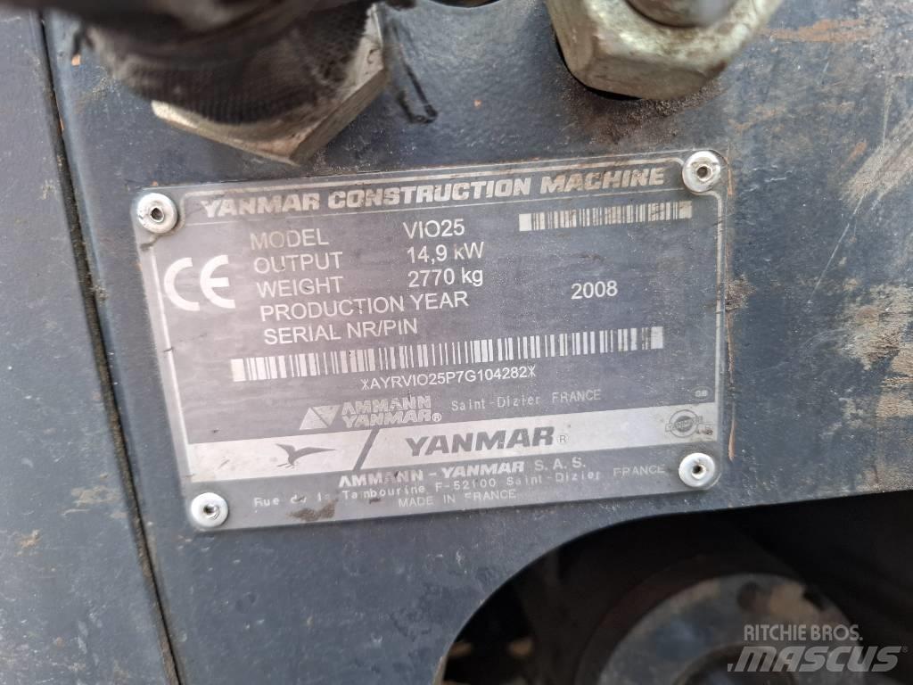 Yanmar ViO25 Miniekskavaatorid < 7 t