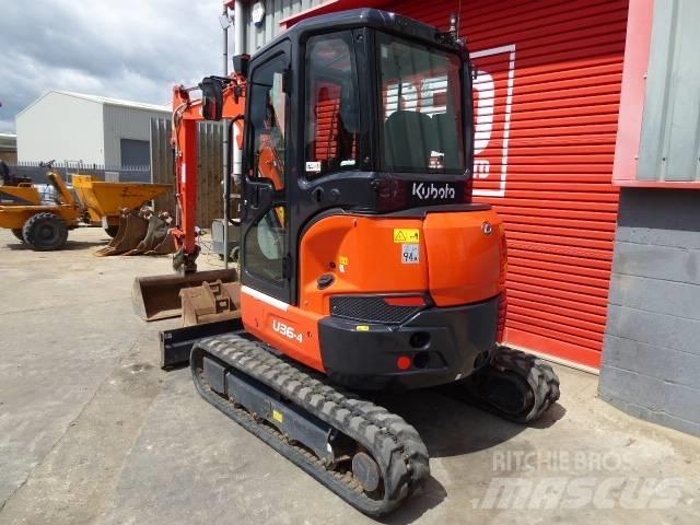 Kubota U 36-4 Miniekskavaatorid < 7 t
