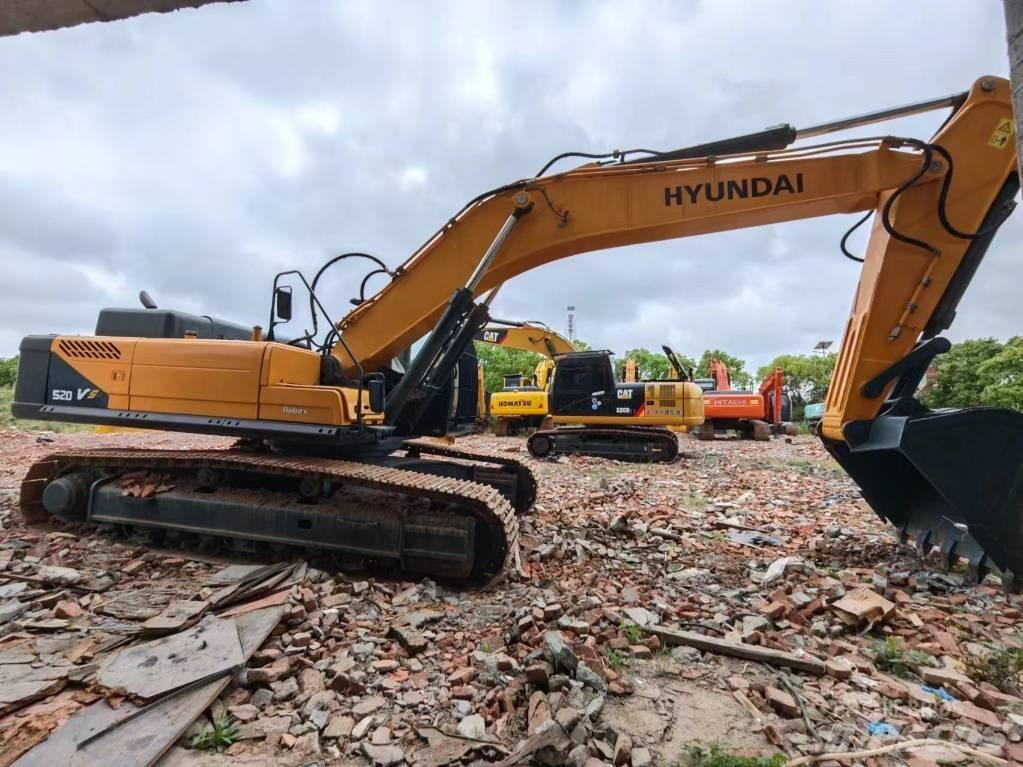 Hyundai Robex 520 VS Roomikekskavaatorid