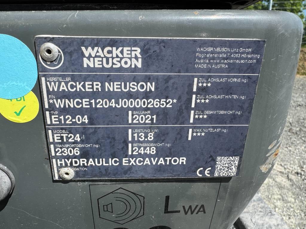 Wacker Neuson ET24 Roomikekskavaatorid