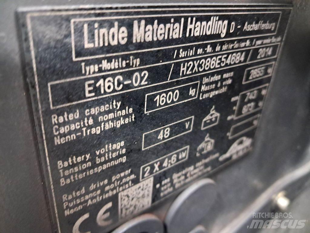 Linde E16C-02 Elektritõstukid