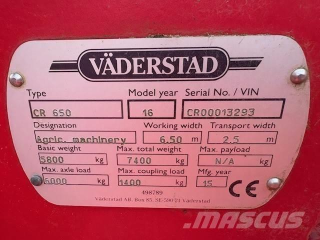 Väderstad Carrier650 Randaalid