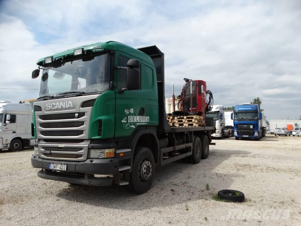 Scania G400 Kraanaga veokid