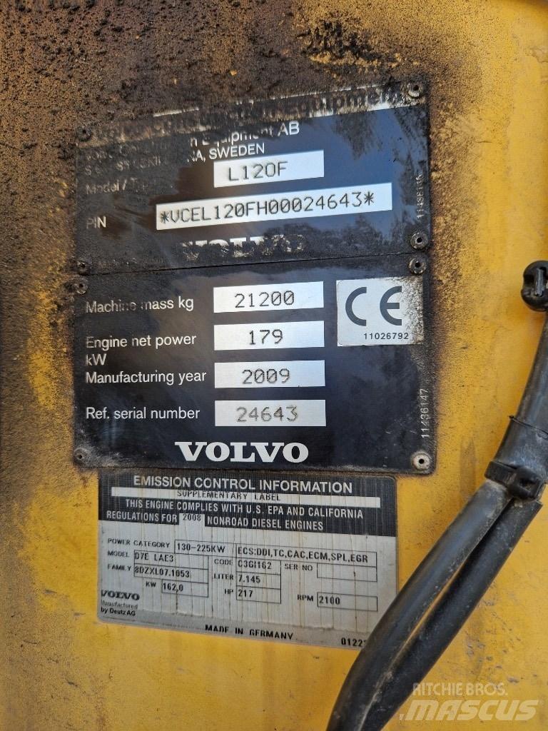 Volvo L 120 F Rataslaadurid