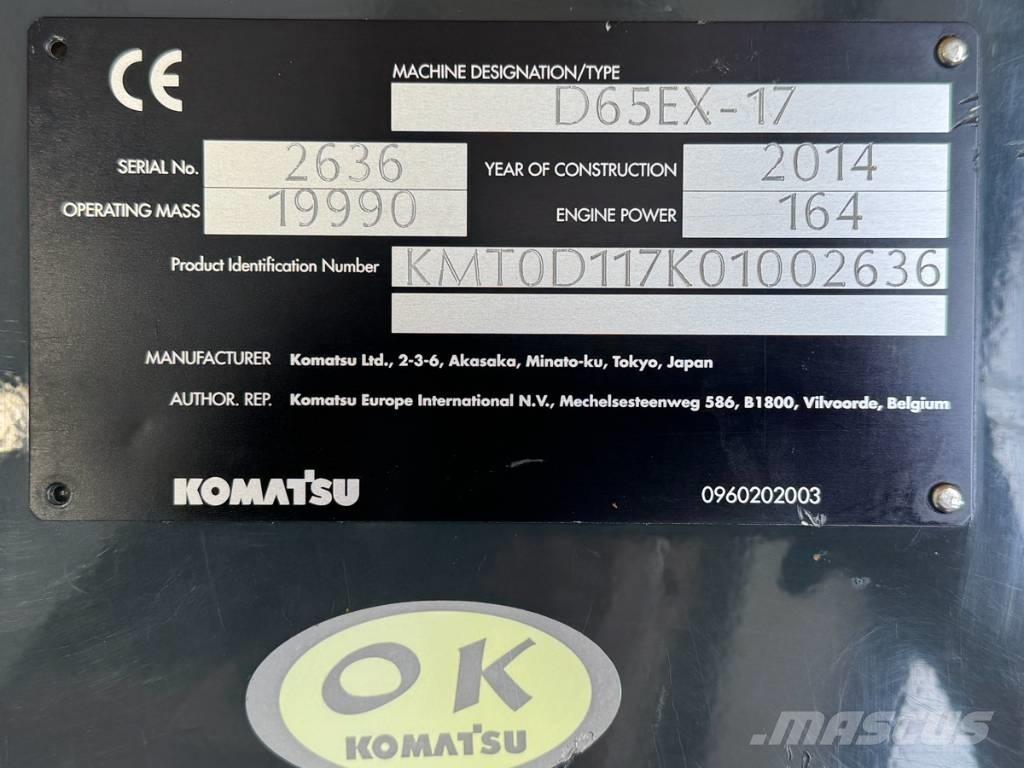 Komatsu D 65 EX-17 Buldooserid