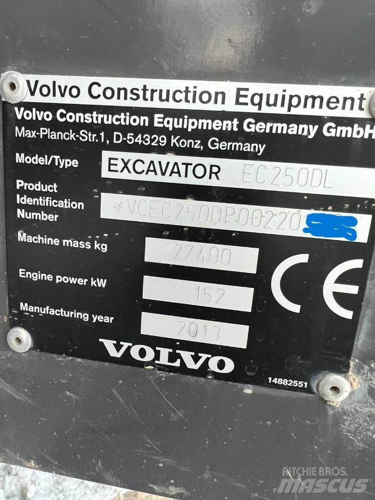 Volvo EC 250 D L Roomikekskavaatorid